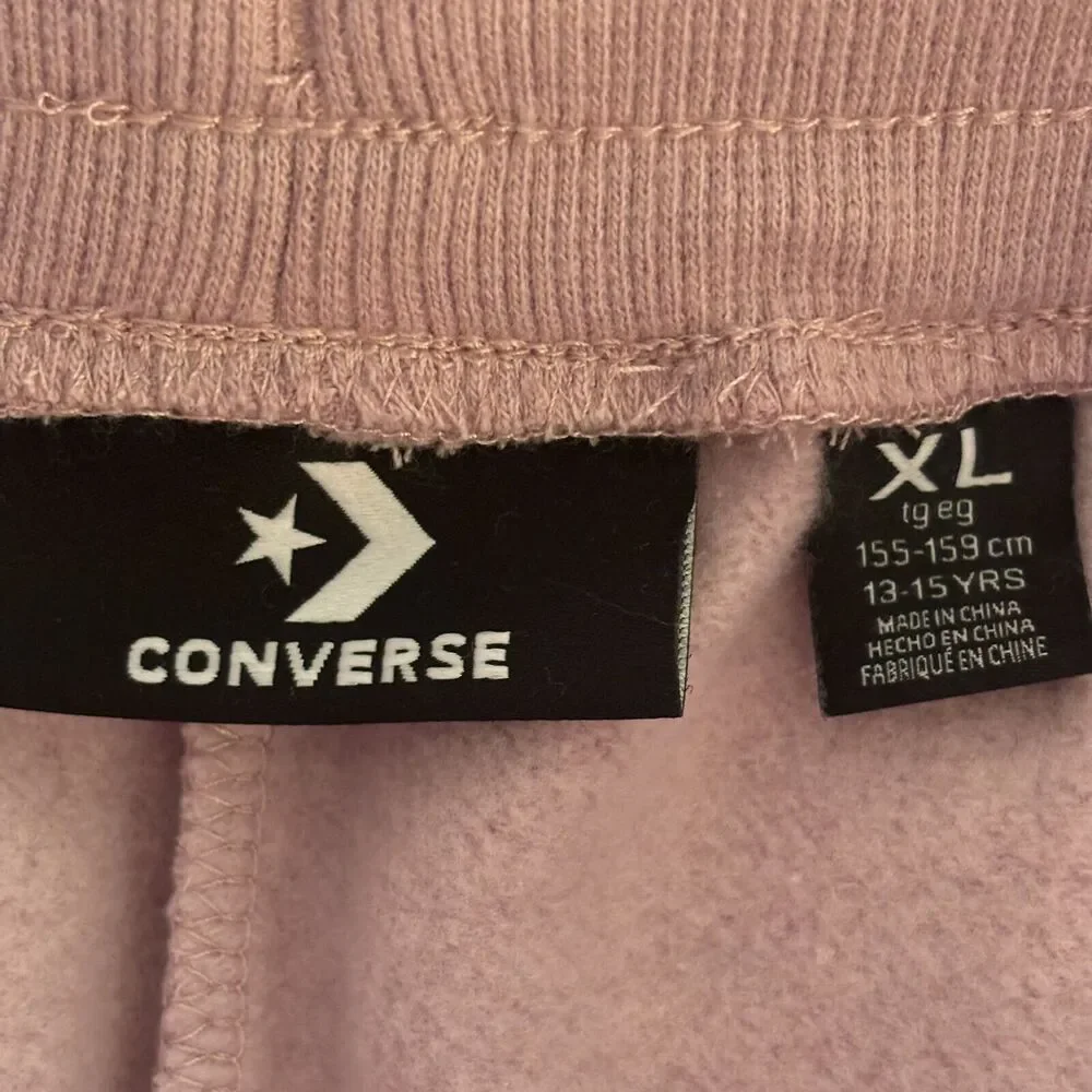 NWT Converse Sweat Pants Phantom Violet Girls XL